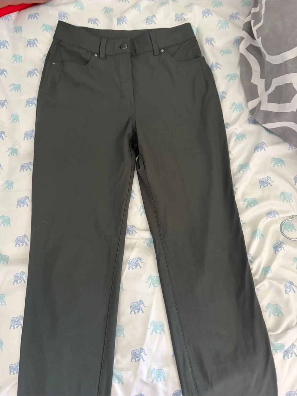 Green Lululemon work Pants